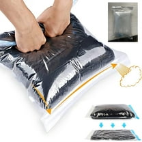 RUseeN Compression Bags - Travel Accessories - 10 Pack Space Saver Bags - No Vacuum or Pump Needed - Vacuum Storage Bags for Travel Essentials - Home Packing-Organizers