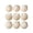 A001- Style A, variant on Christmas Ball Ornaments, 9 Pieces Creamy White with Gold Swirl Patterns, Kraft Paper Gift Box Set, Hanging Decorations for Christmas Tree Home Holiday Party Indoor Outdoor Xmas Decor