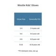 thumbnail image 4 of CTM Kids' Solid Color Winter Ski Glove with Wrist Strap by Wootie, 4 of 5