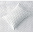 thumbnail image 4 of Chezmoi Collection Destiny 3-Piece White Queen Size Quilt Set - Stone-Washed Soft Microfiber Lightweight Quilted Bedspread Coverlet Set for All Seasons Wavy Line Stitching, 4 of 9