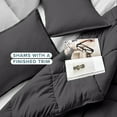 thumbnail image 4 of Bare Home Down Alternative Comforter Set - 2-Pieces - All Seasons - Twin/Twin-XL, Forged Iron Gray, 4 of 8