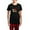With Red Plaid Pant, variant on CafePress - Doxy Treat Pajamas - Women's Short Sleeve Print T-Shirt and Pants Dark Cotton Pajama Set