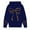 1-Navy773, variant on WOYY Girl's Hooded Sweatshirt Bow Print Loose Soft Hoodie Girls Casual Hoodies, Sizes 3-14