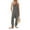 Dark Grey, variant on Baggy Jumpsuits for Women V Neck Sleeveless Overall Jumpers Stretchy Adjustable Strap Romper Jumpsuit Maternity Clothes
