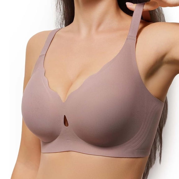PNTUTB Women's Sports Bra with Adjustable Straps Back Closure Seamless Wire-Free Yoga Fitness Quick-Dry Shock-Absorbing Push-Up Sports Bra