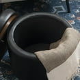 thumbnail image 2 of Linon Blanche Storage Ottoman Black Pu, 2 of 7