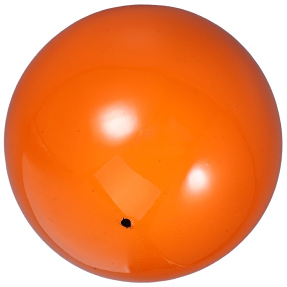 Orange Reflective Garden Ball for Decor Made of Stainless Steel Safe and