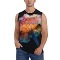 thumbnail image 1 of Fotbe Bioluminescent Underwater Flower Men's Camiseta sin Mangas Estampada para Hombres, Playera Casual para Gimnasio, Entrenamiento, Playa-X-Large, 1 of 7