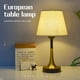 thumbnail image 5 of Lámpara de Noche Táctil con Puerto de Carga Usb | Lámpara de Noche Led Regulable de 3 Colores con Pantalla de Lino para Dormitorio y Sala de Estar, 5 of 7