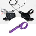 thumbnail image 4 of Adaptador de abrazadera de aleación, Clip de conversión, Base de montaje de palanca de cambios delantera de 22mm para bicicleta Púrpura Baoblaze Abrazadera de cambio delantero, 4 of 8