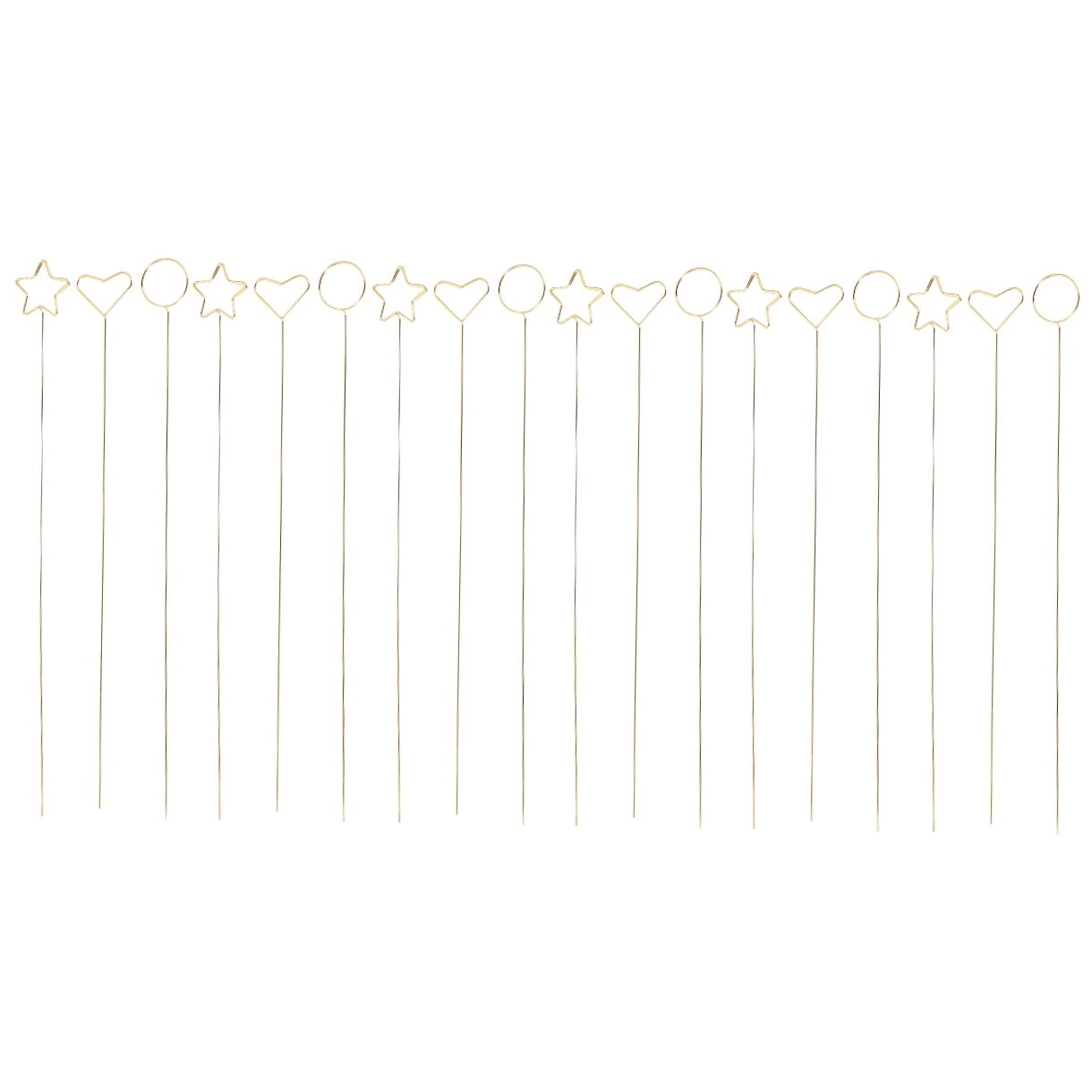 60 Pieces Floral Picks with Wedding Flower Card Holders and Photo Picture Holders for Event and Party Decorations