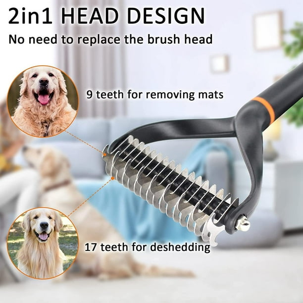 Dog clearance detangler brush