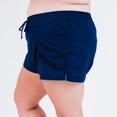 thumbnail image 2 of Calypsa Women's and Women's Plus Elasticized Waistband 2"- 3" Board Shorts with Drawstring, 2 of 3