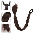 thumbnail image 4 of Extensiones de cabello largo y recto sintético cola de caballo trenzada extensión de cola de caballo, 4 of 6