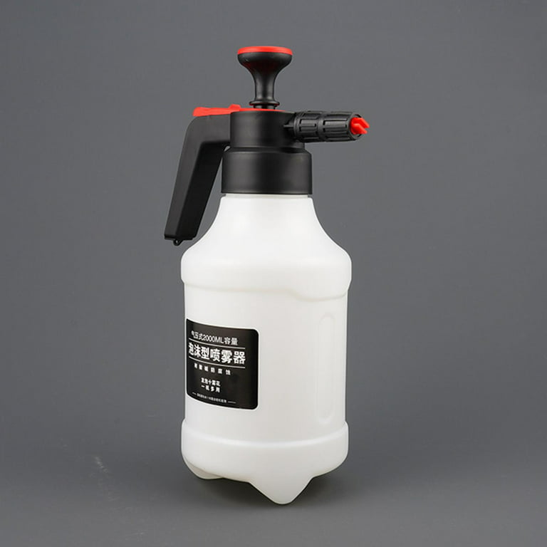 Hand Pump Sprayer, Garden Sprayer Bottle, 2.0L Air Pressure Spray Bottle for Flower, Pump Pressure Sprayer with 3 Nozzle for Lawn Garden Car, Size