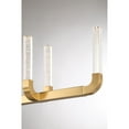 thumbnail image 7 of Del Mar 8-Light LED Linear Chandelier in Warm Brass by Breegan Jane, 7 of 7