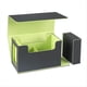 thumbnail image 3 of Caja de Baraja de Cartas con Ventana de Visualización, Caja de Baraja Cartas con Bandeja para Dados Caja de Almacenamiento de Tarjetas Portatarjetas Magnético de 35 Puntos Verde, 3 of 10