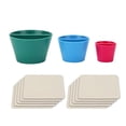 thumbnail image 1 of Herramientas de Cerámica para Conos de Borde de 3 Tamaños con 10 Piezas de Gamuza, Herramientas para Modelar Conos de Borde, para Esculpir y Fijar Bordes., 1 of 1