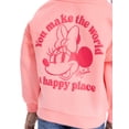 thumbnail image 2 of Minnie Mouse Toddler Girls' Full Zip Graphic Hoodie, Sizes 12M-5T, 2 of 7