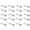 3.2cm, variant on xeoereki 20 Pcs Flat Metal Single Prong Clips Barrette Bows DIY Hair Accessories 9 5cm
