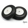 thumbnail image 4 of HUGFEGWE 4 inch RC Model Airplane Super Light Sponge Tire Tail Wheel Tire and Wheel Sets for RC Car Airplane PU Sponge Tire with Plastic Hub CJB91-112457, 4 of 7