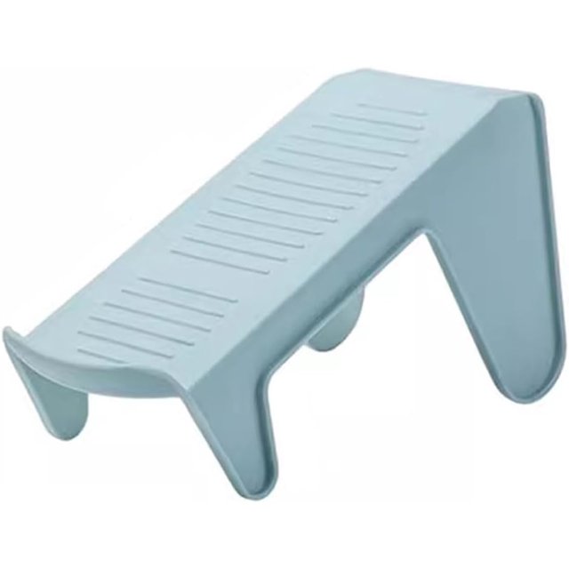 Shoe Slots Organizer Double Layer Plastic Shoe Cabinet Shoe Slot Organizer, Stackable Space Saving Shoe Rack at The Entrance (Color : Blue, Size : 12pcs)