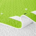 thumbnail image 5 of Erosebridal Christmas Truck Quilt King, Christmas Tree King Coverlet Set, Green Merry Christmas 3-Piece 1 Bedspread and 2 Pillowcases, 5 of 7