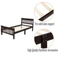 thumbnail image 5 of CITYLE Twin Size Platform Bed Wood, Twin Platform Bed Frame with Headboard and Footboard, Wood Slat Support, Twin Bed for Kids Teens, Boys and Girls, Easy Assembly, Espresso, 5 of 8