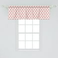 thumbnail image 2 of Ambesonne Flamingo Window Valance, Exotic Fantasy Fauna, 54" X 18", Beige Dark Coral Purple, 2 of 3