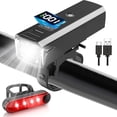 thumbnail image 2 of 10000LM Intelligent Light-Sensitive Bike Lights Night Riding Lights USB Rechargeable Bright Flashlight Cycling Headlights Cycling Equipment Accessories, 2 of 11