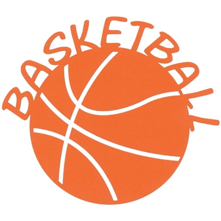 Cardstock Laser Die-Cuts 4"X6"-Basketball