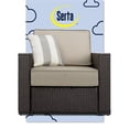thumbnail image 1 of Serta Laguna Fauteuil de Patio en Osier Brun, 1 of 16