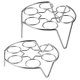 thumbnail image 1 of WHAMVOX 2Ud Rejilla Para Cocer Huevos Con Múltiples Agujeros Acero Inoxidable Para Cocina, 1 of 8