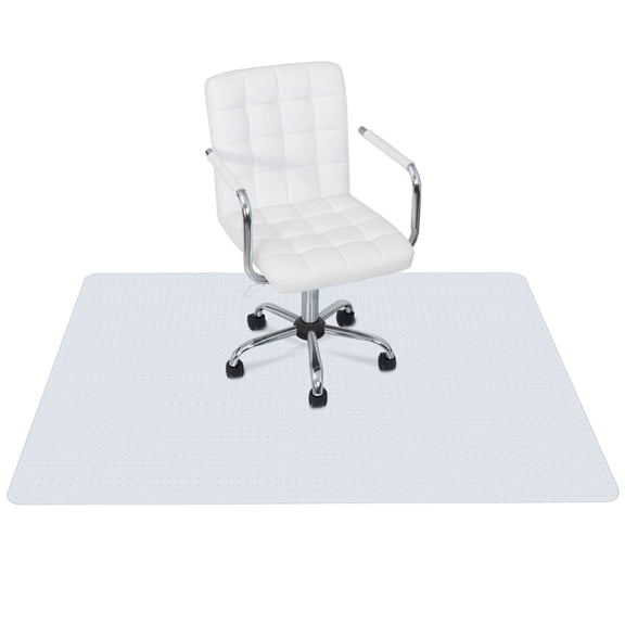 Office Chair Mat for Carpeted Floor 46” x 60” Clear Floor Protector Mat Anti Slip Computer Desk Chair Mat for Home Office (46” x 60” Rectangular)