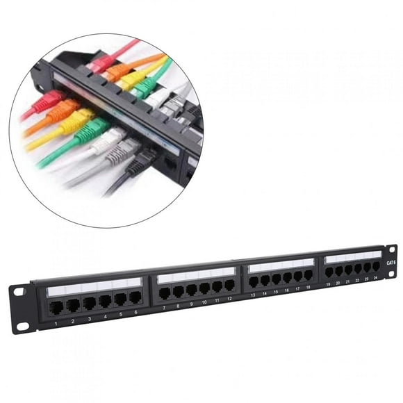 CA Cable Rack24 Port Mountable Data Data Patch Panel Network Cable Rack Remarkable Clarity
