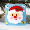 thumbnail image 5 of Christmas Handmades Sewing and Yarn Embroidery Painting Materials, Creative Cartoon Themed Craft Kit, All-Inclusive Supplies for Making Cute Holiday Embroidery Art Pieces, E, 1set, 5 of 6