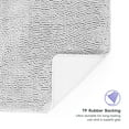 thumbnail image 3 of Tafts THIQQ Memory Foam Bathroom Rugs and Mats Sets, Ultra Soft Chenille Microfiber, Absorbent Non-Slip Machine Washable Shaggy Rugs, Bath Mat for Bathroom, Shower & Tub, Cool White, 3 of 5