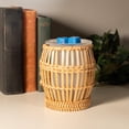 thumbnail image 4 of Scentsationals Wax Melt Warmer, Wax Warmer for Scented Wax Melts - Basket Rattan - Candle Wax Melter for Fragrance Cubes and Tarts, 4 of 6
