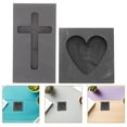 thumbnail image 1 of unbranded 2Ud De Grafito Forma Corazón Y Cruz Para Fundición De Oro Plata Y Cobre Uso DIY Negro, 1 of 8