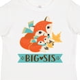 thumbnail image 4 of Inktastic Big Sis Woodland Fox Sister Girls Toddler T-Shirt, 4 of 5