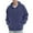 Gray, variant on LWavelet Mens Half Zip Pullover Hoodie Casual Loose Fit Sweatshirt with Kangaroo Pocket Long Sleeve Hooded Top for Everyday Wear