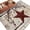 Red, variant on Area Rug for Living Room, Texas Star Vintage Non-Slip Indoor Ex Large Carpet for Bedroom/Dining Room, Red Retro Berry Beige Wooden Washable Low-Profile Rectangle Floor Runner Rugs - 8 x 10 Ft