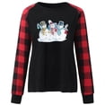 thumbnail image 4 of Puntoco Mujer Otoño e Invierno Impreso Camiseta Suelta Manga Larga Blusa Cuello Redondo Casual tops Puntoco Puntoco-2757, 4 of 5
