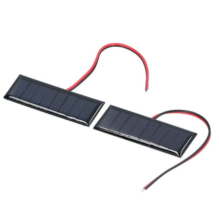 

Solar Panel Solar Board 75x25mm 2Pcs 0.2W 4V For Lighting Charging For Scientific Projects For Electronic Applications