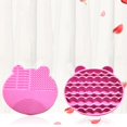 thumbnail image 4 of Boc Brosses Séchoir Multi-Trou de Stockage Portable Fournitures Réutilisables Brosse de Maquillage Nettoyeur Tapis pour Commode, 4 of 10