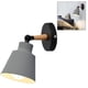 thumbnail image 5 of Lámpara de pared moderna con base E27, 1 luz para dormitorio Gris, 5 of 8