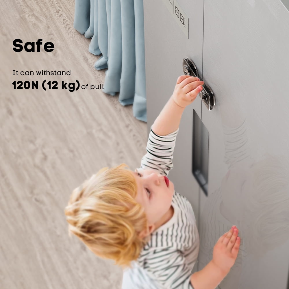 EUDEMON Childproof Transparent Refrigerator Lock, Baby Safety