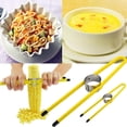 thumbnail image 4 of Corn Slicer Peeler Thresher Acero inoxidable Corn on The Corn Shucker Kitchen Herramientas de cocina, fácil de operar y limpiar, reutilizable y duradero, 4 of 5