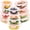 12 pieces (pink), variant on 12-piece set of glass food storage containers with lids, suitable for meal prep, pantry and kitchen lunch storage, leak-proof, airtight glass lunch containers, suitable for microwave, oven, refrigera