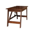 thumbnail image 2 of Serendipity Espresso Wood Desk with 2 Drawers, 2 of 11